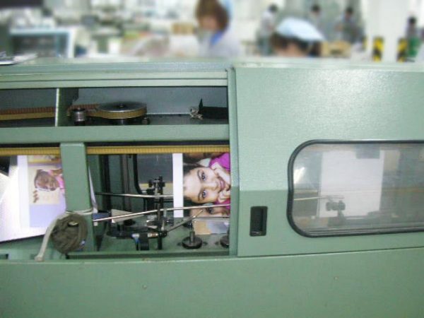 NYChildren Photography Book by Danny Goldfield being manufactured at printing press in China with great care and enthusaism for the project.